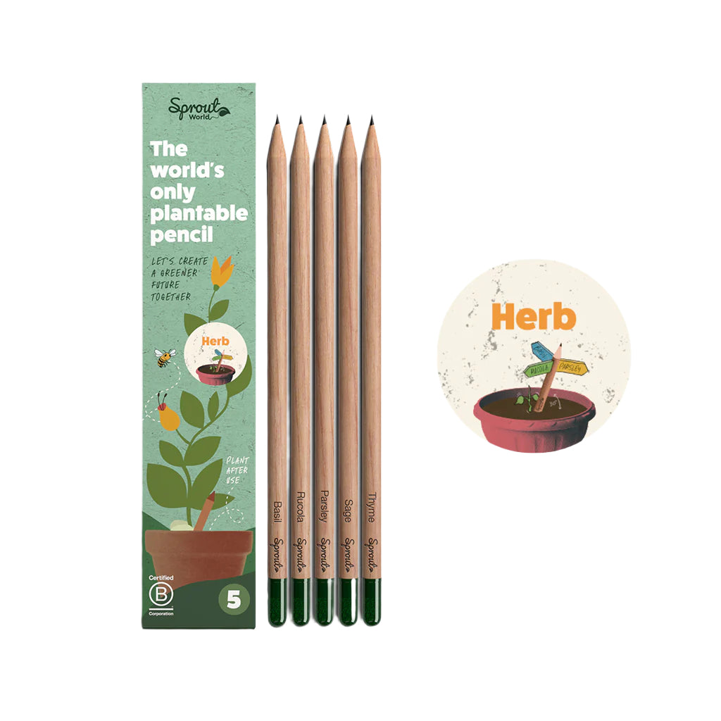 Plantable Pencils Herb Edition by Sprout World
