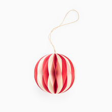 Load image into Gallery viewer, Set of Four Honeycomb Christmas Baubles
