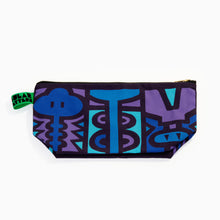 Load image into Gallery viewer, Irregular Sleep Pattern Washbag Celeste in Blue and Purple
