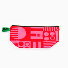 Load image into Gallery viewer, Irregular sleep pattern washbag on hot pink
