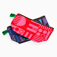 Load image into Gallery viewer, Irregaular Sleep Washbags in Hot Pink and Blue
