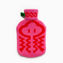 Load image into Gallery viewer, Irregular Sleep Pattern hot water bottle in hot pink
