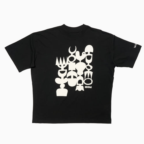 irregular sleep pattern t-shirt black v&a dundee 