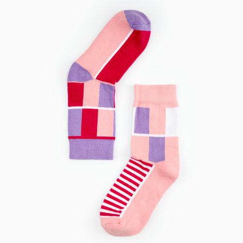 Jo-AMI socks pink purple white