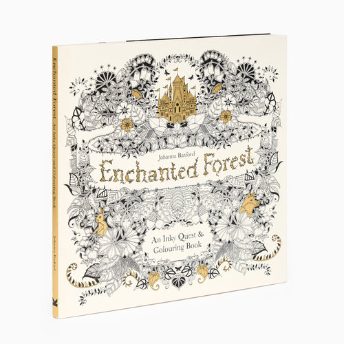 johanna basford adult colouring book adults enchanted forest front cover
