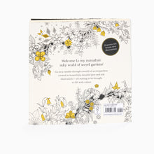 Load image into Gallery viewer, johanna basford miniature secret garden floral adult colouring book back cover
