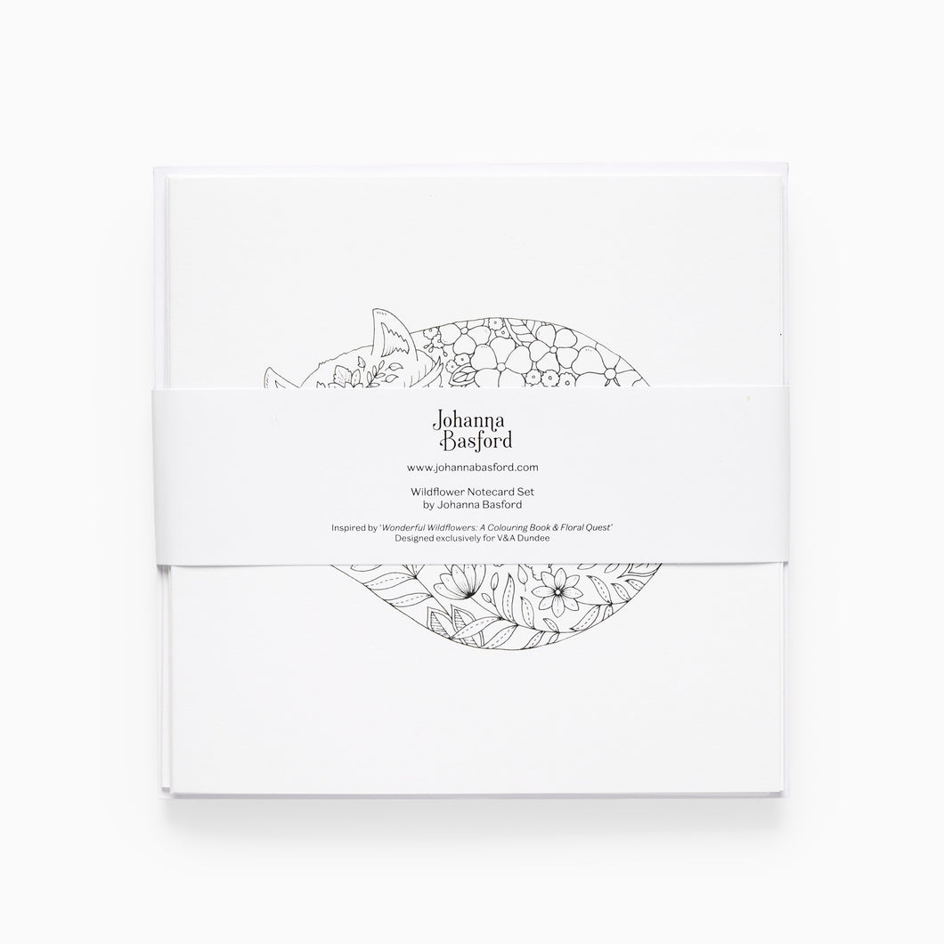 Exclusive Wildflower Notecard Set by Johanna Basford