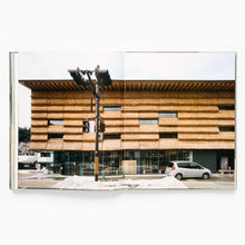 Load image into Gallery viewer, Architectural project by Japanese architect Kengo Kuma showing layered wooden façade design.
