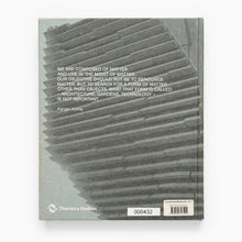 Load image into Gallery viewer, Back cover of Kengo Kuma Complete Works architecture book by Kenneth Frampton.
