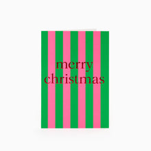 Load image into Gallery viewer, Striped Merry Christmas Cards
