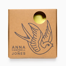Load image into Gallery viewer, Gift box with a swallow bird illustration and 'Anna Campbell Jones' branding on a white background
