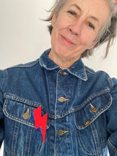 Load image into Gallery viewer, Lightning Bolt Brooch by Lynsey Walters
