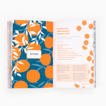 Load image into Gallery viewer, marmalade recipe book showing chocolate and orange fridge cake 
