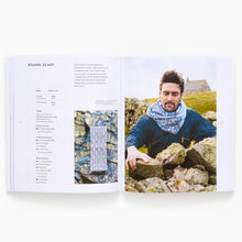 Load image into Gallery viewer, Open Knitting from Fair Isle book showing Mati Ventrillon and Fair Isle knitwear
