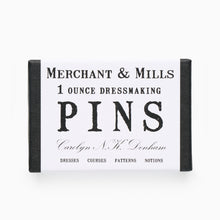 Load image into Gallery viewer, Merchant &amp; Mills dressmaking pins in branded box for sewing projects
