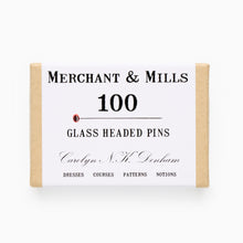 Load image into Gallery viewer, Merchant &amp; Mills glass head pins in branded box for sewing and quilting
