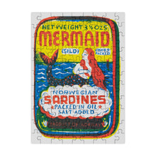 Load image into Gallery viewer, Mermaid Sardines Tin Mini Jigsaw
