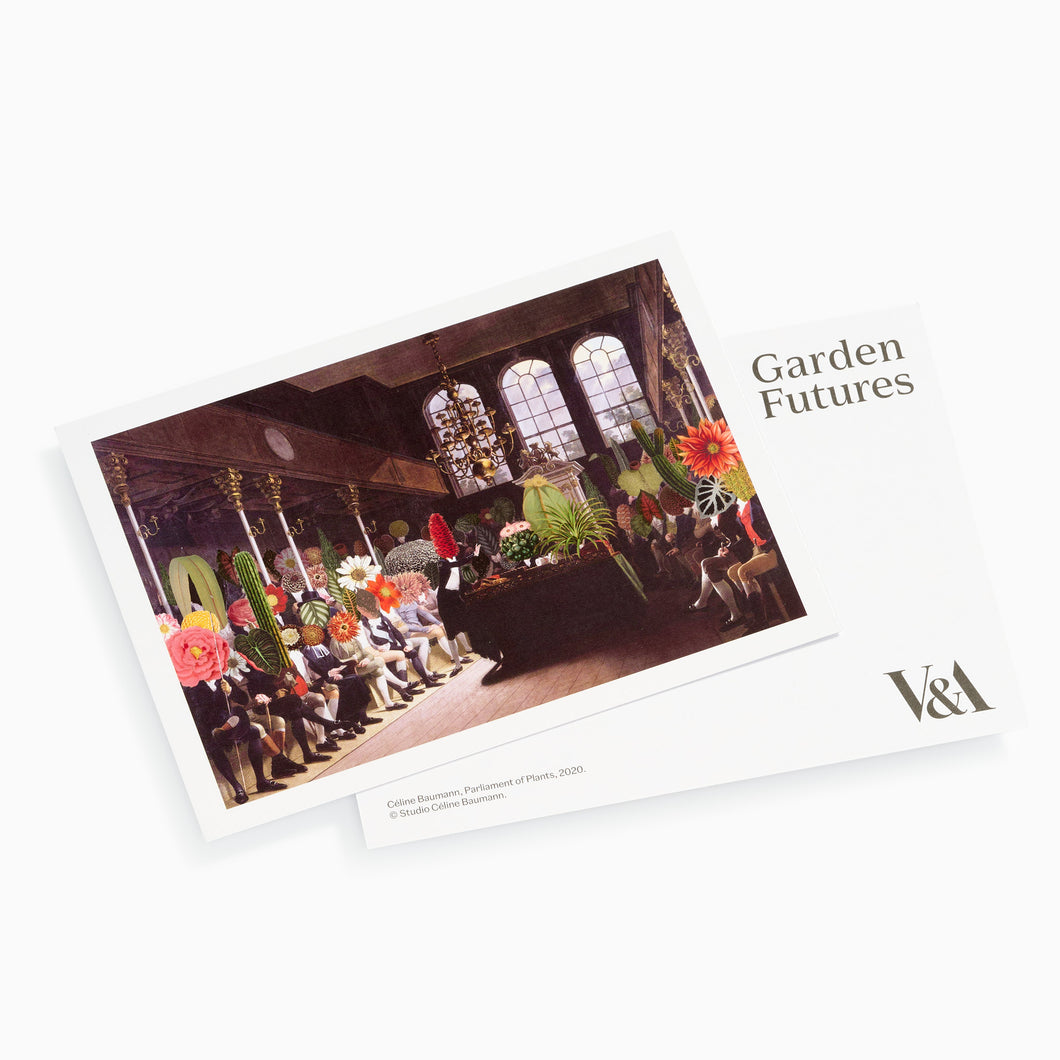 Parliament of Plants Garden Futures Postcard