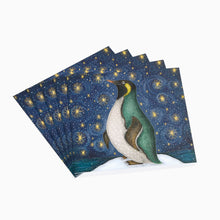 Load image into Gallery viewer, Penguins and Stars Christmas Cards
