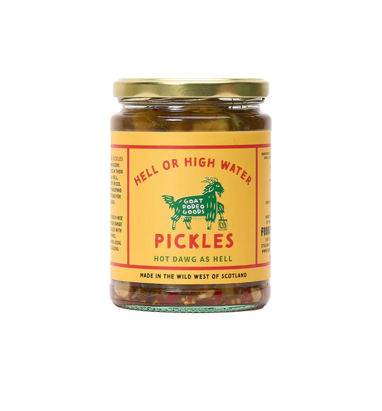 Hell Or High Water Pickles by Goat Rodeo Goods