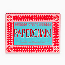 Load image into Gallery viewer, Pink and blue patterned Christmas paper chain strips packaging by Cambridge Imprint
