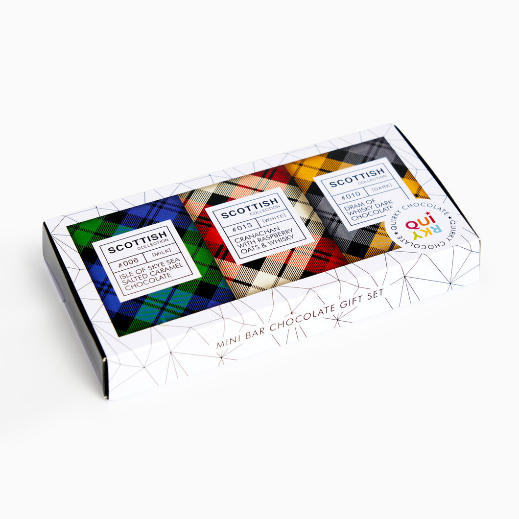Flavours of Scotland Chocolate Mini Bar Gift Box