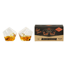 Load image into Gallery viewer, Set of 2 Rocking Whisky Glasses
