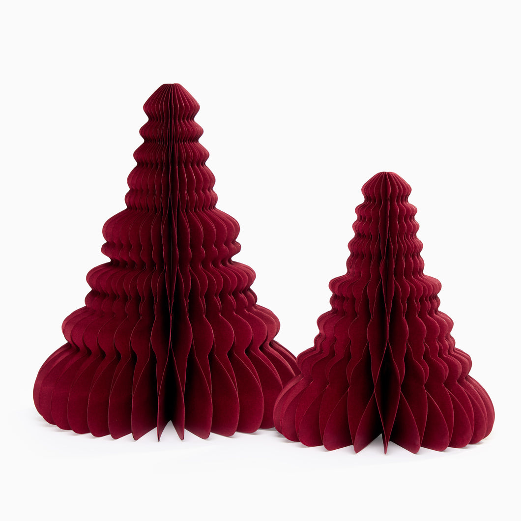 Wine Honeycomb Tree Standing Decoration (set of 2)