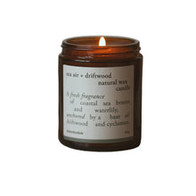 Load image into Gallery viewer, Sea Air and Driftwood Candle by The Kindred Folk

