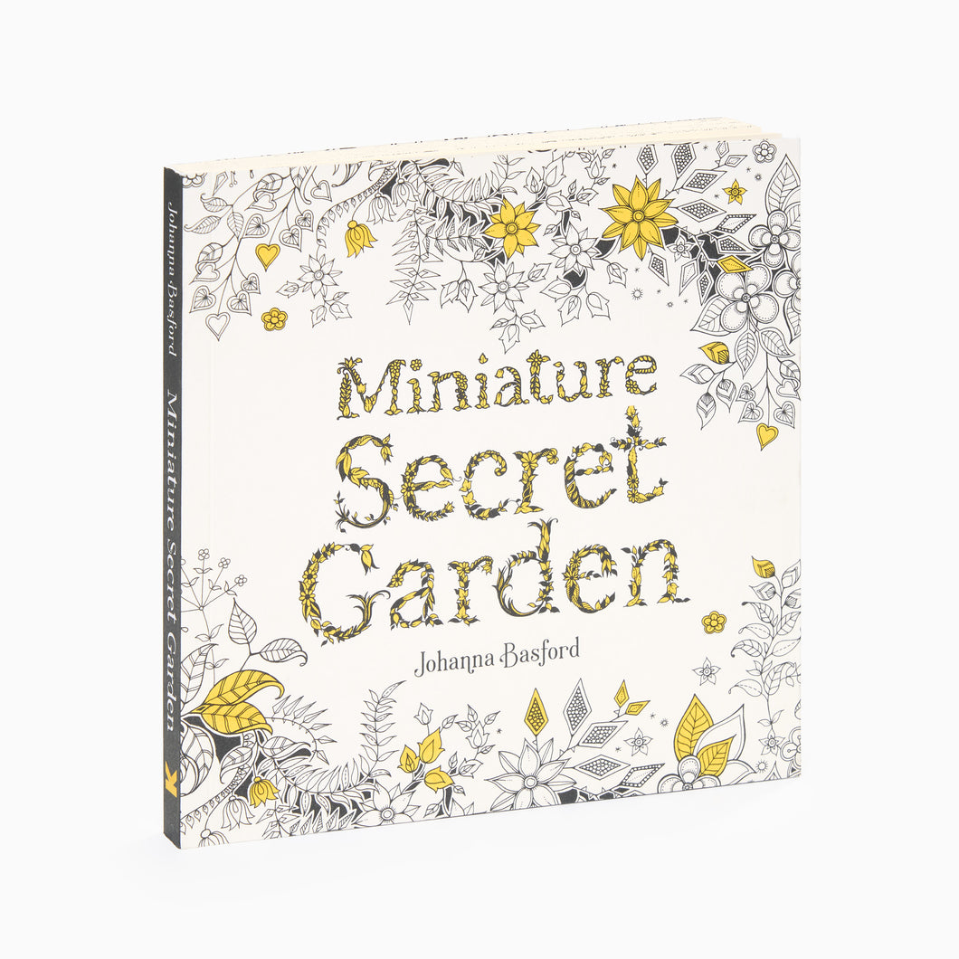 johanna basford miniature secret garden floral adult colouring book