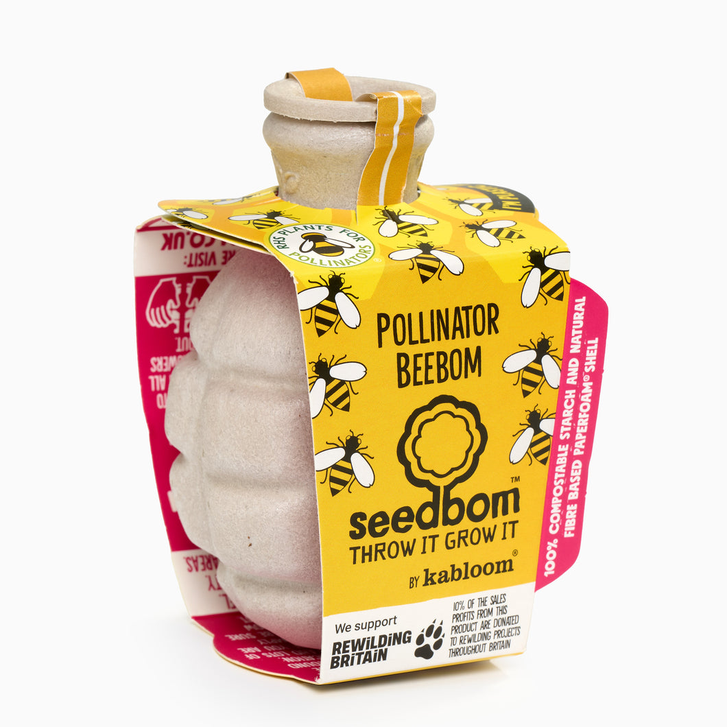 Pollinator BeeBom Seedbom by Kabloom