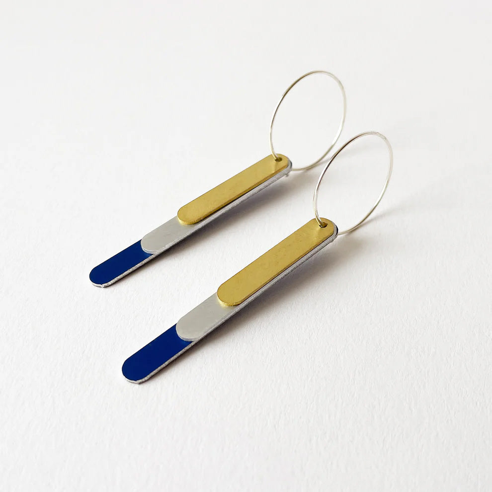 Capsule Earrings by Tom Pigeon