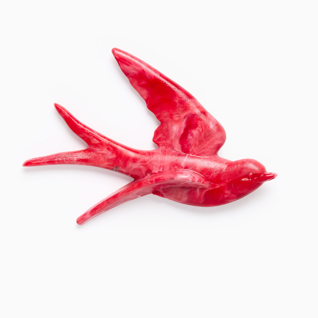 red swallow decoration by anna campbell jones homeware gardenware