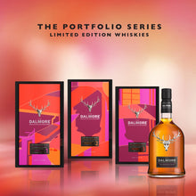 Load image into Gallery viewer, The Dalmore Portfolio Series whisky collection with bottles and limited edition presentation boxes 

