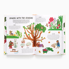 Load image into Gallery viewer, gardening book for kids the little gardeners handbook a beginners guide to gardening by michael holland and maria dek
