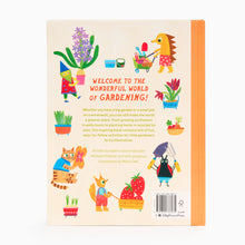 Load image into Gallery viewer, gardening book for kids the little gardeners handbook a beginners guide to gardening by michael holland and maria dek
