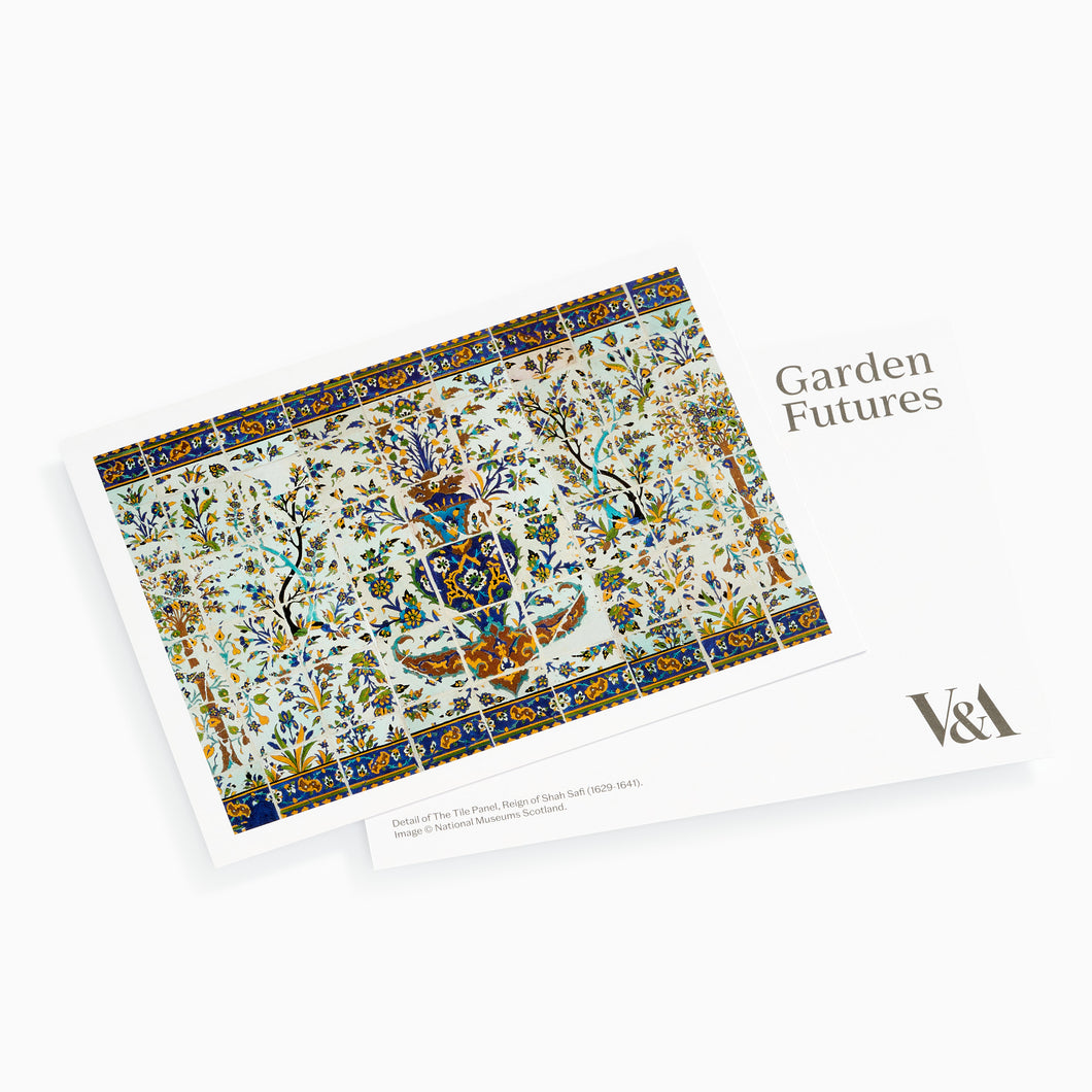 Tile Panel Garden Futures Postcard