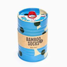 Load image into Gallery viewer, Blue &amp; White Socks in a Tin by Block Design
