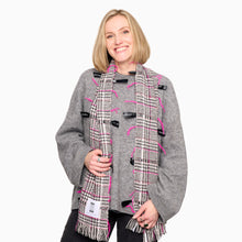 Load image into Gallery viewer, Ribbon and Chain Handwoven Wool Scarf by Vevar – V&amp;A Dundee Exclusive
