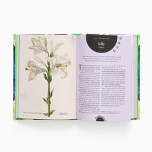 Load image into Gallery viewer, witch&#39;s garden book by royal botanic gardens kew lily pages
