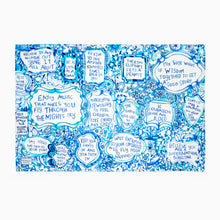 Load image into Gallery viewer, Words of Wisdom Organic Cotton Tea Towel by Arthouse Unlimited
