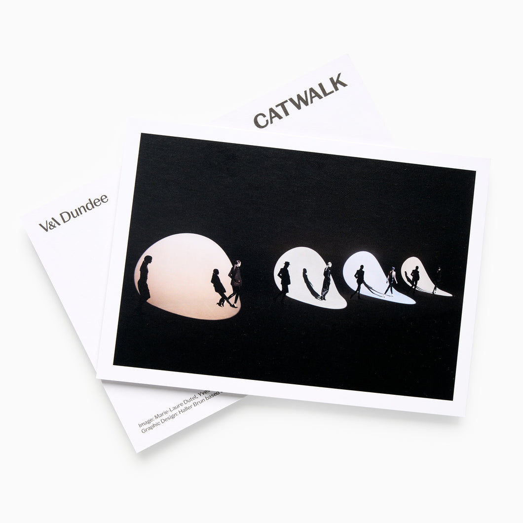 Yves Saint Laurent Catwalk Postcard | Fashion Exhibition Gift