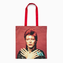 Load image into Gallery viewer, David Bowie Ziggy Stardust Portrait Tote Bag
