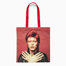 Load image into Gallery viewer, David Bowie Ziggy Stardust Portrait Tote Bag
