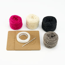 Load image into Gallery viewer, V&amp;A Dundee Tartan Coaster Weaving Kit
