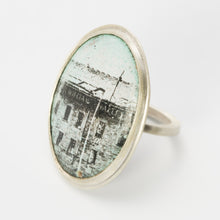 Load image into Gallery viewer, Dundee Memento William Halley Jute Mill Mori Pendant Ring
