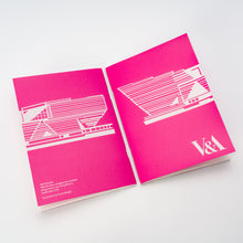 Load image into Gallery viewer, V&amp;A Dundee A5 Sketchbook by Susie Wright

