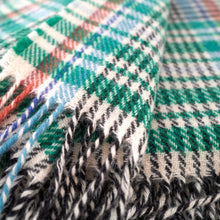 Load image into Gallery viewer, Stag &amp; Bruce Green Shepherd&#39;s Plaid Blanket
