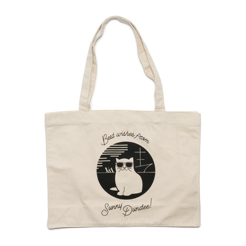 Tote bag Shopper With Cat