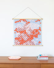 Load image into Gallery viewer, Furoshiki in blue red pink
